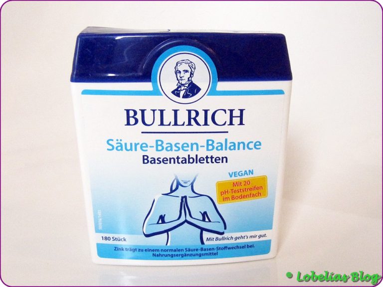 Produkttest: Bullrich Säure-Basen-Balance Basentabletten – Lobelias Blog