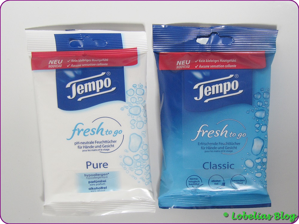 Tempo fresh to go Pure 10 pH-neutrale Feuchttücher 10er Pack