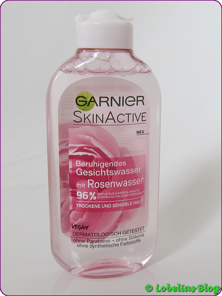 Gesichtswasser Rosenwasser Beruhigendes Lobelias mit SkinActive – Blog Garnier
